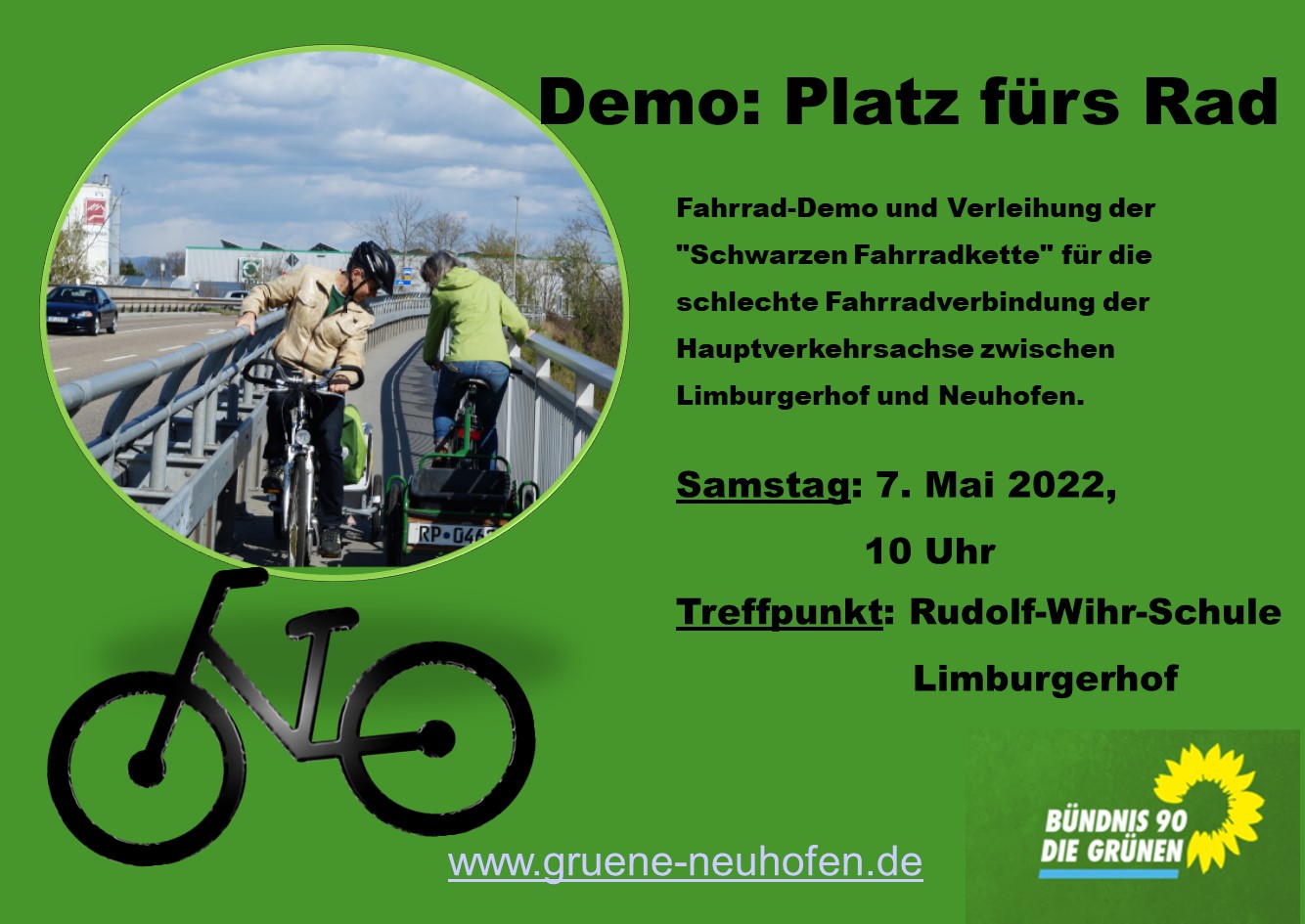 Fahrrad-Demo – Platz fürs Rad