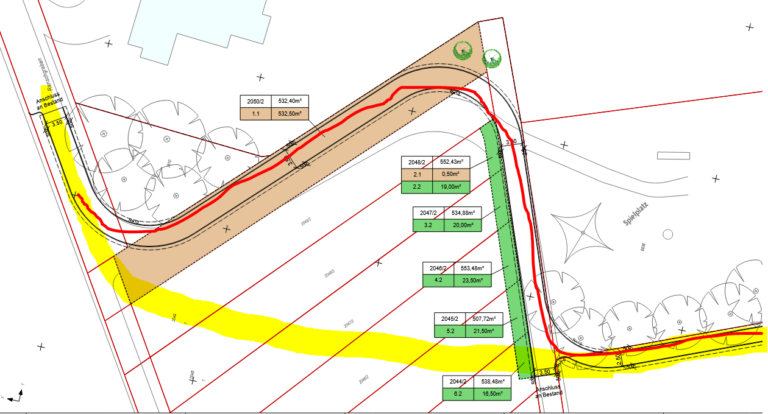 Antrag: Anpassung der Radwegeführung entlang der Straßenbahntrasse im nördlichen Abschnitt