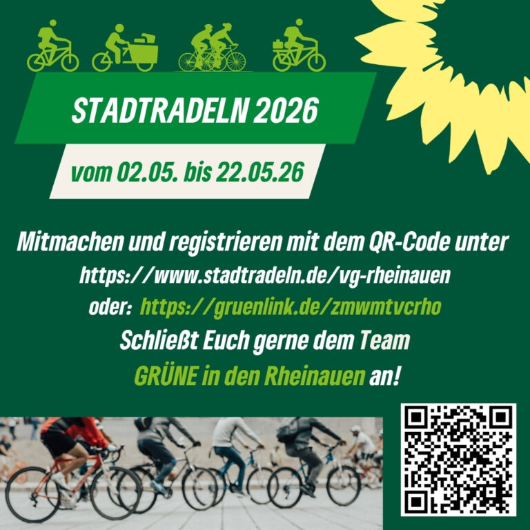 Stadtradeln; Die GRÜNEN Neuhofen sind dabei